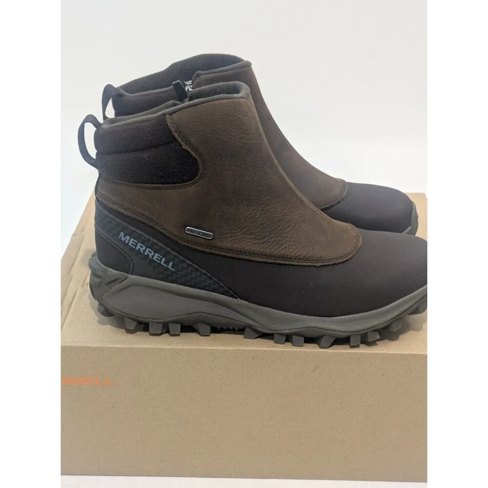 Merrell Thermo Kiruna Mid Zip Waterproof Boots Clay Women’s 10 J035092 - Picture 4 of 9